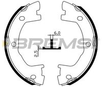 BREMSI GF0147 - Juego de zapatas de frenos, freno de estacionamiento