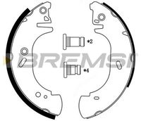 BREMSI GF0231 - Juego de zapatas de frenos