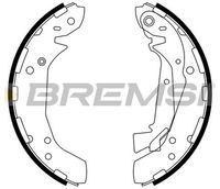 BREMSI GF0742 - Juego de zapatas de frenos