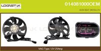 LGK 014081000OEM - Motor eléctrico, ventilador del radiador