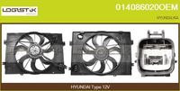 LGK 014086020OEM - Motor eléctrico, ventilador del radiador