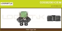 LGK 026082001OEM - Resistencia serie, motor eléctrico (ventilador del radiador)