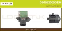 LGK 026082005OEM - Resistencia serie, motor eléctrico (ventilador del radiador)