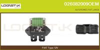 LGK 026082009OEM - Resistencia serie, motor eléctrico (ventilador del radiador)