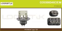 LGK 026086046OEM - Resistencia serie, motor eléctrico (ventilador del radiador)