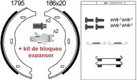 ANDEL A1795KC - Juego de zapatas de frenos, freno de estacionamiento