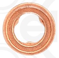 ELRING 124870 - Número de piezas necesarias: 6<br>Diámetro interior [mm]: 7<br>Diámetro exterior [mm]: 15,1<br>Espesor [mm]: 1,5<br>Material: Cobre<br>