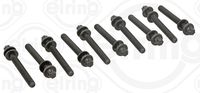 ELRING 221280 - Código de motor: B205L<br>para OE N°: 9185307<br>Medida de rosca: M12/175X102-QTY=10<br>Perfil cabeza tornillo/tuerca: Torx exterior<br>Modelo de tornillo/tuerca: con arandela<br>