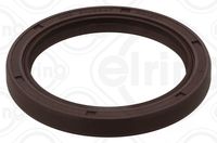 ELRING 362740 - Lado de montaje: frontal<br>Diámetro interior [mm]: 45<br>Diámetro exterior [mm]: 65<br>Altura [mm]: 7<br>Tipo de retén radial: ASW<br>Tipo de giro: Giro a la derecha<br>Material: FPM (caucho fluroado)/ACM (caucho poliacrílico)<br>Protección antipolvo: con tapón guardapolvo<br>