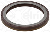 ELRING 524973 - Lado de montaje: frontal<br>Diámetro interior [mm]: 100<br>Diámetro exterior [mm]: 130<br>Altura [mm]: 11<br>Tipo de retén radial: ASW<br>Tipo de giro: Giro a la derecha<br>Material: PTFE (politetrafluoretilen)/ACM (caucho poliacrílico)<br>Protección antipolvo: con tapón guardapolvo<br>