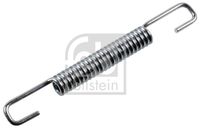 FEBI BILSTEIN 02105 - Longitud [mm]: 63<br>Material: Acero elástico<br>Superficie: cincado<br>Lado de montaje: Eje trasero<br>Peso [kg]: 0,01<br>