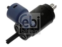 FEBI BILSTEIN 05244 - Tensión [V]: 12<br>Peso [kg]: 0,105<br>Número de conexiones: 2<br>Artículo complementario / información complementaria 2: para limpia-lava parabrisas<br>Tipo de bomba: Bomba doble<br>