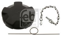 FEBI BILSTEIN 06288 - Diámetro exterior [mm]: 90,5<br>Diámetro exterior [mm]: 80<br>Color: negro<br>Peso [kg]: 0,311<br>Sistema de cierre: con dos llaves<br>Sistema de cierre: con cerradura<br>Artículo complementario/Información complementaria: con junta<br>con cerrojo: cerrable<br>