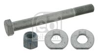 FEBI BILSTEIN 07752 - Perfil cabeza tornillo/tuerca: dentado interior<br>Perfil cabeza tornillo/tuerca: Hexágono exterior<br>Superficie: revestido láminas de zinc<br>Tipo de dirección: Brazo oscilante transversal<br>Lado de montaje: Eje trasero izquierda<br>Lado de montaje: Eje trasero, derecha<br>Peso [kg]: 0,102<br>