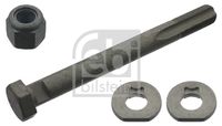 FEBI BILSTEIN 07758 - Longitud [mm]: 128<br>Tamaño de rosca exterior: M14 x 1,5<br>Perfil cabeza tornillo/tuerca: Hexágono exterior<br>Superficie: revestido láminas de zinc<br>Lado de montaje: Eje delantero, izquierda<br>Lado de montaje: Eje delantero, derecha<br>Peso [kg]: 0,240<br>