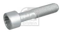 FEBI BILSTEIN 09455 - Lado de montaje: Eje delantero<br>Longitud [mm]: 57<br>Tamaño de rosca exterior: M8 x 1,25<br>Long. de rosca [mm]: 46<br>Calidad/Clase: 12.9<br>Perfil cabeza tornillo/tuerca: dentado interior<br>Material: Acero<br>Superficie: revestido láminas de zinc<br>Long. tornillo bajo cabeza [mm]: 48<br>Peso [kg]: 0,021<br>