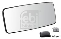 FEBI BILSTEIN 100116 - Longitud [mm]: 433<br>Ancho [mm]: 188<br>Espesor [mm]: 68<br>Retrovisor exterior/interiror: calefactable<br>Diámetro alojamiento [mm]: 28<br>Radio de curvatura [mm]: 1200<br>Vehículo con dirección a la izquierda / derecha: para dirección izquierda/derecha<br>Tensión [V]: 24<br>Tipo de servicio: eléctrico<br>Lado de montaje: ambos lados<br>Peso [kg]: 1,719<br>