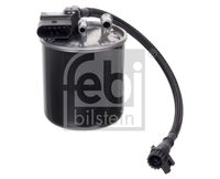 FEBI BILSTEIN 100475 - Tipo de filtro: Filtro de tubería<br>Tipo de filtro: con tapón roscado de descarga de agua<br>Altura [mm]: 124<br>Diámetro exterior [mm]: 91,5<br>Peso [kg]: 0,45<br>para OE N°: 651 090 29 52<br>Tipo de filtro: con calefacción del filtro<br>