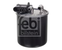 FEBI BILSTEIN 100476 - Tipo de filtro: Filtro de tubería<br>Tipo de filtro: con tapón roscado de descarga de agua<br>Altura [mm]: 124<br>Diámetro exterior [mm]: 91,5<br>Peso [kg]: 0,45<br>Tipo de filtro: con calefacción del filtro<br>para OE N°: 651 090 30 52<br>