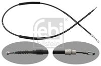 FEBI BILSTEIN 100563 - Cable de accionamiento, freno de estacionamiento