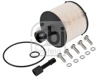 FEBI BILSTEIN 101654 - Tipo de cárter/carcasa: para carcasa con tapa atornillada<br>Tipo de filtro: Cartucho filtrante<br>Diámetro [mm]: 88,5<br>Diám. int. 1 [mm]: 32,2<br>Diám. int. 2[mm]: 21<br>Altura [mm]: 118,5<br>