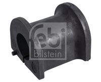 FEBI BILSTEIN 101931 - Código de motor: CXEB<br>Diámetro de estabilizador [mm]: 22<br>Longitud [mm]: 43<br>Ancho [mm]: 43<br>Espesor [mm]: 46<br>Diámetro interior [mm]: 21<br>Material: Caucho<br>Lado de montaje: Eje trasero<br>Lado de montaje: exterior<br>Peso [kg]: 0,04<br>