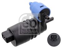 FEBI BILSTEIN 10275 - Tensión [V]: 12<br>Peso [kg]: 0,108<br>Número de conexiones: 2<br>Artículo complementario / información complementaria 2: para limpia-lava parabrisas<br>Tipo de bomba: Monobomba<br>