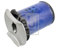 FEBI BILSTEIN 104161 - Número de PR: 4P4<br>Espesor [mm]: 90<br>Material: Caucho/metal<br>Lado de montaje: Eje trasero izquierda<br>Lado de montaje: posterior<br>Lado de montaje: Eje trasero, derecha<br>Peso [kg]: 0,27<br>