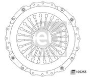 FEBI BILSTEIN 105255 - Plato de presión del embrague