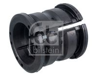 FEBI BILSTEIN 105918 - Longitud [mm]: 147<br>Ancho [mm]: 64<br>Espesor [mm]: 64<br>Diámetro interior [mm]: 19<br>Diámetro exterior [mm]: 64<br>Material: Caucho/metal<br>Lado de montaje: Eje trasero<br>Peso [kg]: 1,185<br>