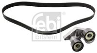 FEBI BILSTEIN 106002 - Ancho de la superficie de contacto de los rodillos [mm]: 40<br>Material de carcasa: Aluminio<br>Longitud [mm]: 1424<br>Material rodillos de rodadura: Metal<br>Número de nervaduras: 9<br>Peso [kg]: 3,450<br>Material de las correas: EPDM (Ethylen-Propylen-Dien-Caucho)<br>Artículo complementario / información complementaria 2: con elemento tensor<br>