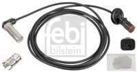 FEBI BILSTEIN 106477 - Número de conexiones: 2<br>Resistencia [Ohm]: 1150<br>Lado de montaje: Eje delantero, izquierda<br>Lado de montaje: Eje delantero, derecha<br>Longitud de cable [mm]: 2140<br>Peso [kg]: 0,108<br>Artículo complementario/Información complementaria: con grasa<br>Artículo complementario/Información complementaria: con casquillo<br>