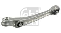 FEBI BILSTEIN 106559 - Código de motor: CPAA<br>Vehículo especial: no para vehículos blindados<br>Código de motor: CVBA<br>Material: Chapa de acero<br>Tipo de dirección: Brazo oscilante transversal<br>Lado de montaje: Eje trasero izquierda<br>Lado de montaje: Eje trasero, derecha<br>Lado de montaje: debajo<br>Peso [kg]: 0,527<br>Artículo complementario/Información complementaria: con rodamientos con goma<br>