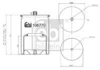 FEBI BILSTEIN 106770 - Fuelle, suspensión neumática