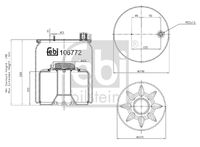 FEBI BILSTEIN 106772 - Fuelle, suspensión neumática