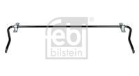 FEBI BILSTEIN 107009 - Longitud [mm]: 1398,5<br>Lado de montaje: Eje delantero<br>Peso [kg]: 8,38<br>Diámetro de estabilizador [mm]: 26<br>Artículo complementario/Información complementaria: con rodamientos con goma<br>Artículo complementario / información complementaria 2: con barra de acoplamiento<br>