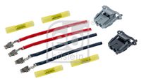 FEBI BILSTEIN 107145 - Cantidad líneas: 4<br>Sección cable [mm²]: 4<br>Modelo de conector: Conector de retracción<br>Material: CuSn (cobre.estaño)<br>Material aislamiento tubería: Silicona<br>Longitud de cable [mm]: 100<br>