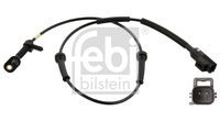 FEBI BILSTEIN 107212 - Lado de montaje: Eje delantero<br>Cantidad: 2<br>Tipo de sensor: Sensor activo<br>Cantidad de polos ocupados: 2<br>Longitud de cable [mm]: 805<br>