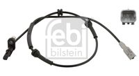 FEBI BILSTEIN 107283 - Lado de montaje: Eje delantero<br>Número de enchufes de contacto: 2<br>corresponde al color de la pieza original: gris<br>Tipo de sensor: Hall<br>Artículo complementario / información complementaria 2: con cable<br>Longitud de cable [mm]: 892<br>