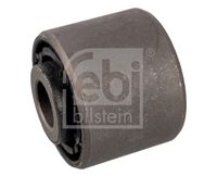 FEBI BILSTEIN 108896 - Longitud [mm]: 32<br>Ancho [mm]: 32<br>Espesor [mm]: 35<br>Diámetro interior [mm]: 12,2<br>Diámetro exterior [mm]: 32,2<br>Material: Caucho/metal<br>Lado de montaje: Eje trasero izquierda<br>Lado de montaje: debajo<br>Lado de montaje: posterior<br>Lado de montaje: Eje trasero, derecha<br>