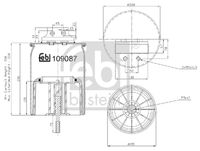 FEBI BILSTEIN 109087 - Fuelle, suspensión neumática