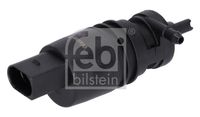 FEBI BILSTEIN 109290 - Equipamiento de vehículo: para vehículos con limpiaparabrisas trasero<br>Tipo de bomba: Bomba doble<br>Número de conexiones: 2<br>Lado de montaje: delante<br>Peso [kg]: 0,102<br>