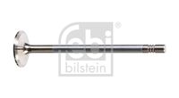 FEBI BILSTEIN 109319 - Código de motor: D 2866 LUH 28<br>Longitud [mm]: 153,8<br>Material: bimetal<br>Material: Acero Ni-Mn-Cr<br>Artículo complementario / información complementaria 2: vástago de válvula cromado<br>Diámetro plato válvula [mm]: 46<br>Diámetro vastago válvula [mm]: 8,96<br>Ángulo asiento válvula [grados]: 30<br>material vástago válvula: Acero al cromo-silicio<br>Número de canales: 1<br>