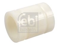 FEBI BILSTEIN 11857 - Longitud [mm]: 64<br>Longitud [mm]: 55<br>Diámetro interior [mm]: 28<br>Diámetro exterior [mm]: 57,5<br>Material: Caucho/metal<br>Lado de montaje: Eje trasero<br>Lado de montaje: Eje delantero<br>Lado de montaje: exterior<br>Peso [kg]: 0,33<br>