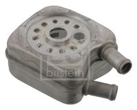 FEBI BILSTEIN 14550 - Diámetro de entrada 1 [mm]: 16<br>Diámetro de salida 1 [mm]: 16<br>Calidad: Premium<br>Material: Aluminio<br>Artículo complementario/Información complementaria: con juntas<br>Tipo de refrigeración: rerigerado por agua<br>Longitud de red [mm]: 92<br>Ancho de red [mm]: 99<br>Profundidad de red [mm]: 55<br>