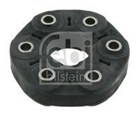 FEBI BILSTEIN 15351 - Lado de montaje: delante y detrás<br>corona de agujeros - Ø [mm]: 100<br>Material: Caucho/metal<br>Número de orificios: 6<br>Artículo complementario/Información complementaria: con tuercas<br>Artículo complementario / información complementaria 2: con tornillos<br>Artículo complementario / información complementaria 2: con arandelas<br>Peso [kg]: 0,563<br>