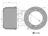 FEBI BILSTEIN 171667 - Tambor de freno