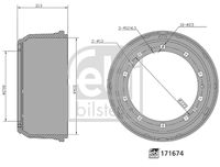 FEBI BILSTEIN 171674 - Tambor de freno