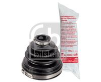 FEBI BILSTEIN 171730 - Lado de montaje: lado de engranaje<br>Longitud [mm]: 95<br>Peso [kg]: 0,288<br>Material: NBR (caucho nitril butadieno)<br>Tipo de articulación: Junta trípode<br>Diám. int. 1 [mm]: 28<br>Diám. int. 2[mm]: 92<br>long. de embalaje [cm]: 13,0<br>Ancho de embalaje [cm]: 10,7<br>h embalaje [cm]: 10,7<br>