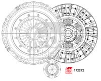 FEBI BILSTEIN 172272 - Kit de embrague